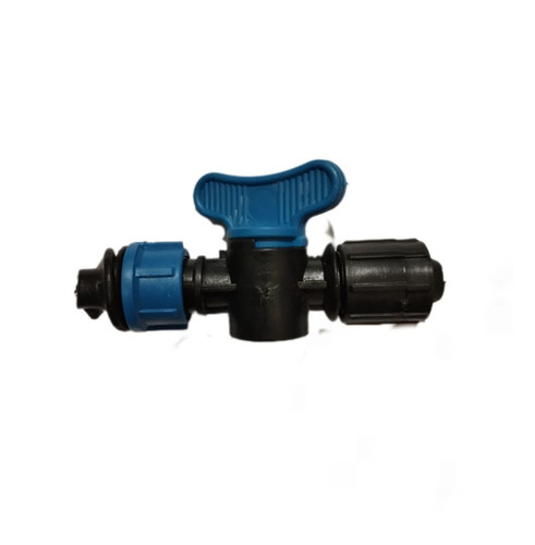 شیر انشعاب بدنه مشکی دسته و مهره آبی