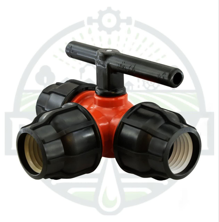 شیر توپی پارس خاور 3 سر رابط سایز 63 (مشکی و نارنجی)