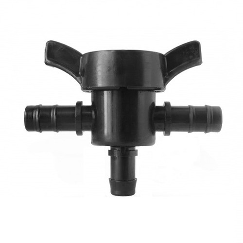 شیر انشعاب سه راهی 16*16*16 چهار حالته قطره ای آبافرین مشکی