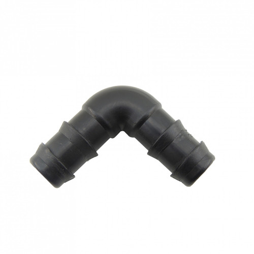 زانوی 90 درجه لوله 16*16 مشکی آبافرین