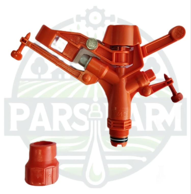 آبپاش پلیمری ناس (NAS) 3/4 اینچ تمام دور نارنجی