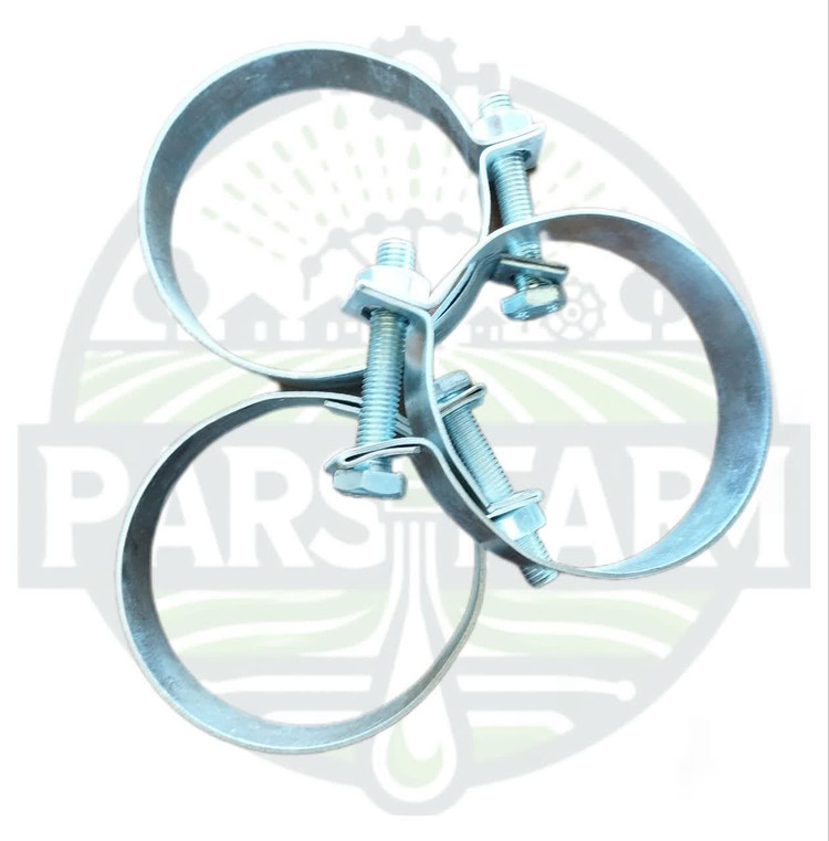 بست فلزی آچار خور ضخیم فشار قوی سفید و مشکی