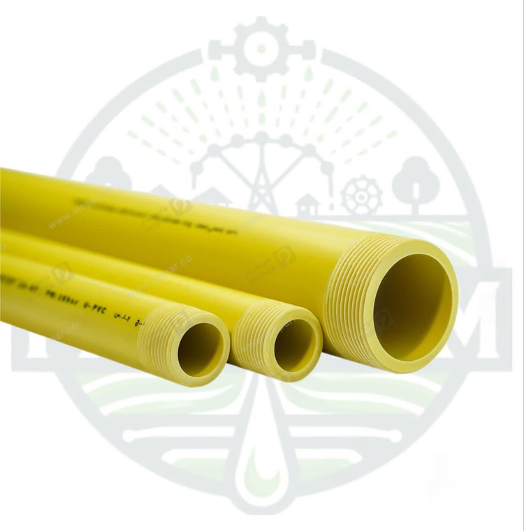 رایزر پلیمری زرد دو سر رزوه