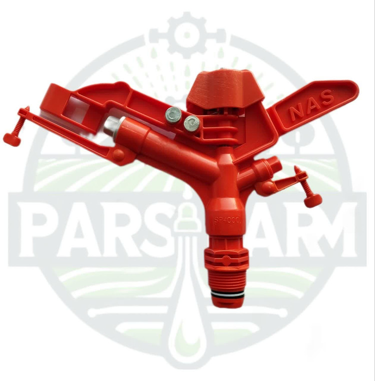 آبپاش پلیمری ناس (NAS) 1 اینچ تمام دور نارنجی