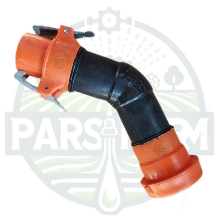 زانویی 45 درجه نیوفیت طرح ترک با قلاب فلزی