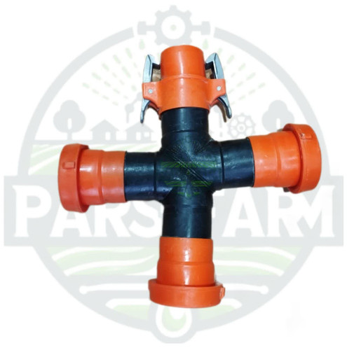 چهارراه کوپلینگ نیوفیت (طرح ترک) با گیره فلزی