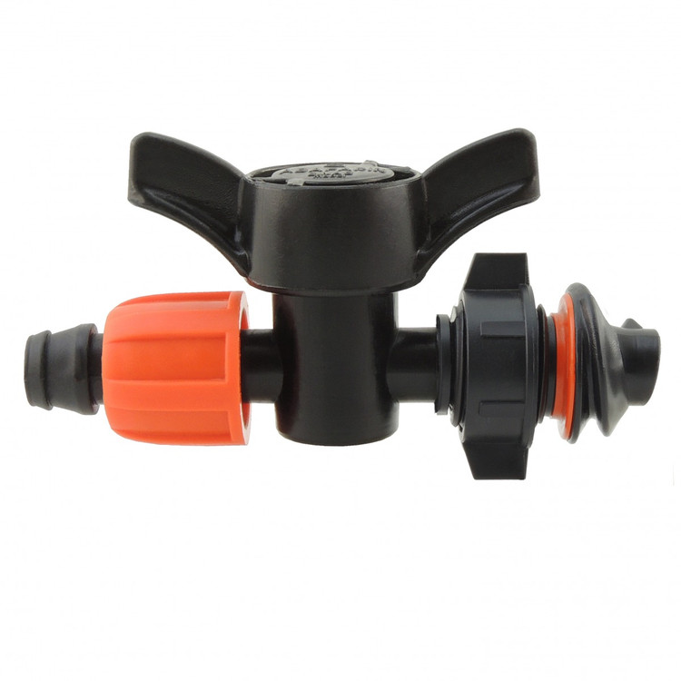 شیر انشعاب تیپ به لی فلت (لوله نخدار) حلزونی واشر دار