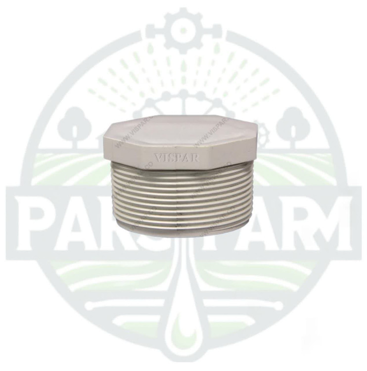 درپوش رزوه ای پلیمری سفید یو پی وی سی