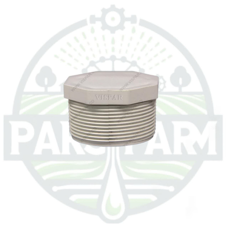 درپوش رزوه ای پلیمری سفید یو پی وی سی