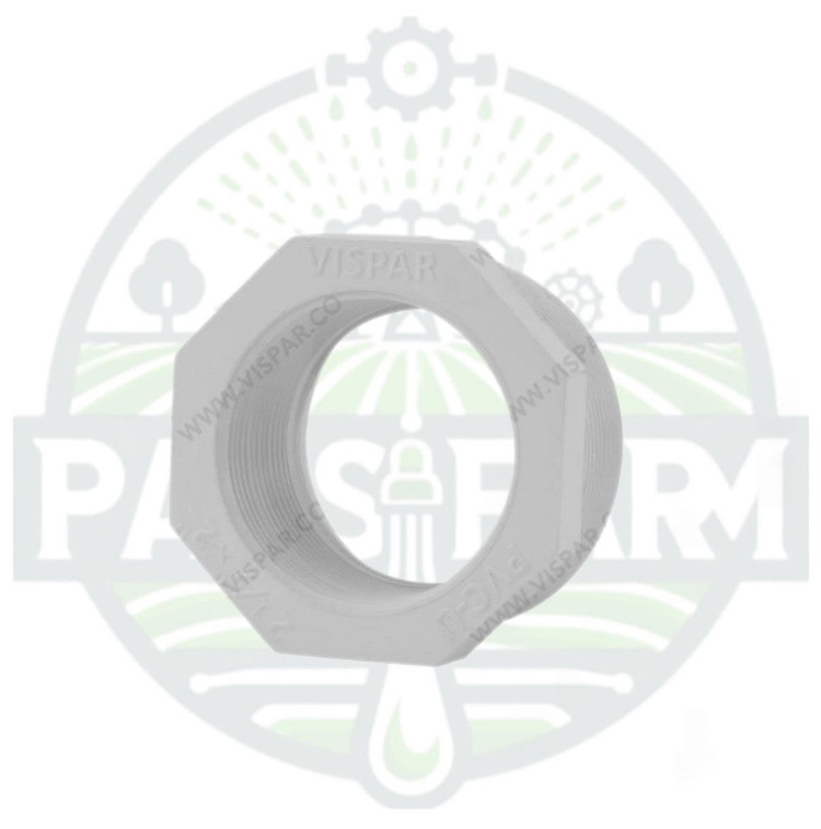 تبدیل دنده ای رزوه ای پلیمری سفید یو پی وی سی