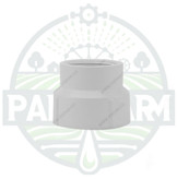 تبدیل گلدانی رزوه ای پلیمری سفید