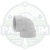 زانویی رزوه ای پلیمری سفید ویسپار