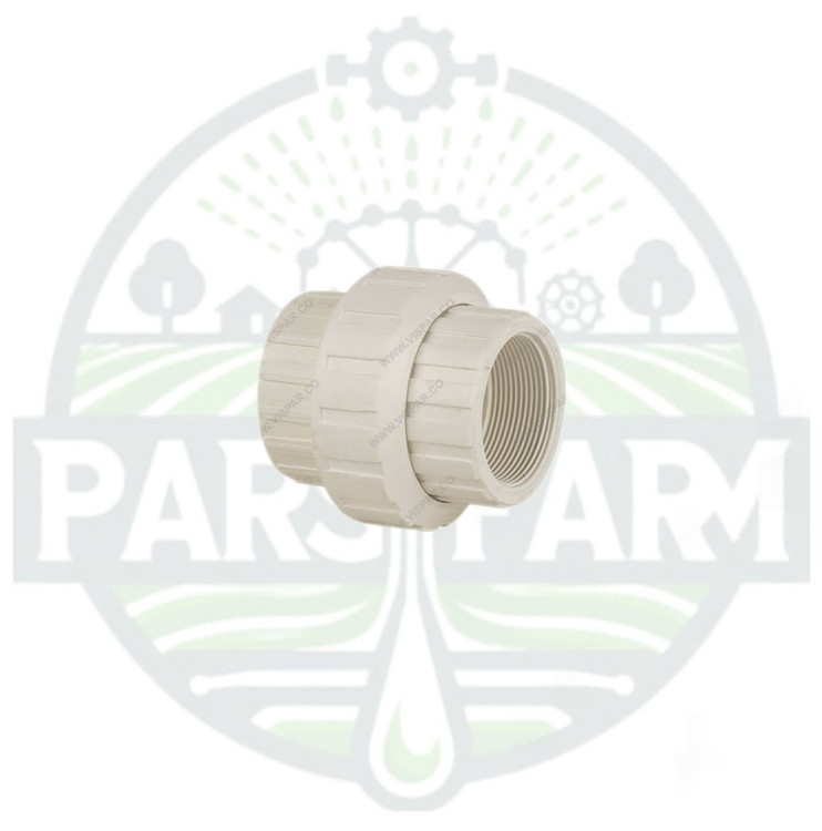 مهره ماسوره رزوه ای پلیمری سفید پلاستیکی