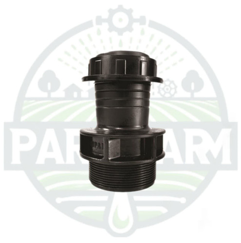 سر شلنگی با رینگ پلیمری 2 اینچ به لی فلت ، لوله نخدار بدون نیاز به بست و لوله بارانی مه پاش 2 اینچ (50) ویسپار