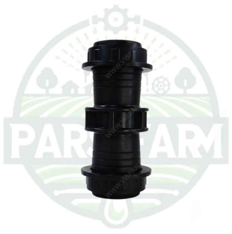 رابط مساوی لی فلت ، لوله نخدار و لوله بارانی مه پاش 2.1/2 اینچ (63) با رینگ پلیمری مقاوم