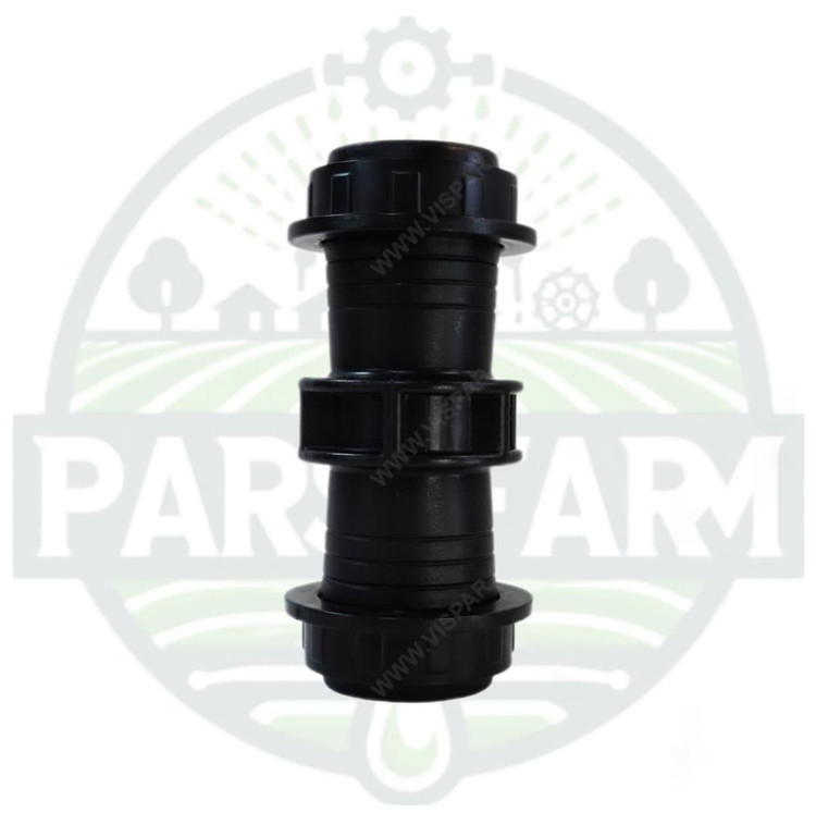 رابط مساوی لی فلت ، لوله نخدار و لوله بارانی مه پاش 2.1/2 اینچ (63) با رینگ پلیمری مقاوم