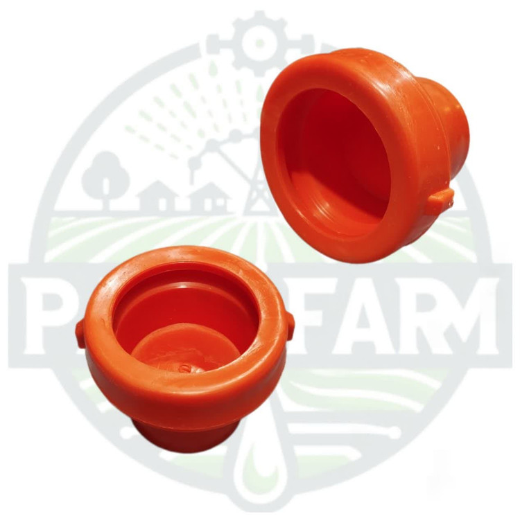 درپوش انتهایی ( ته خط) ماده نیوفیت طرح ترک نارنجی رنگ