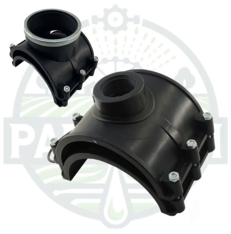 کمربند انشعاب سایز 160 با رینگ فلزی و پلیمری