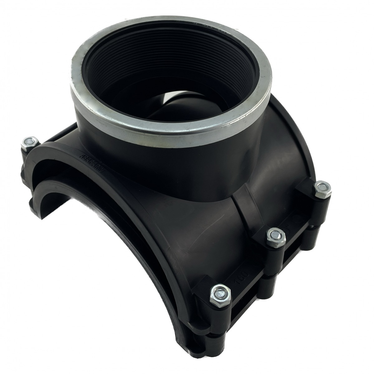 کمربند انشعاب سایز 160 با رینگ فلزی خروجی بزرگ